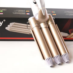 Trostruki keramički uvijač