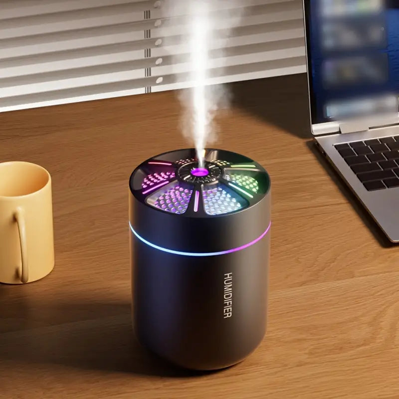 Difuzer za auto - MINI - sa LED svetlima + POKLON ETERIČNO ULJE