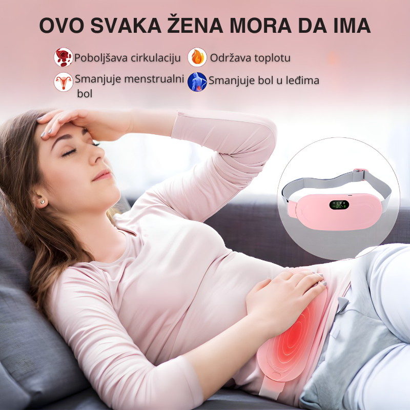 Grejač za ublažavanje menstrualnih bolova
