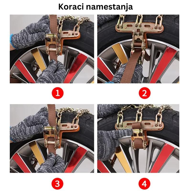 LANCI ZA SNEG 165-215mm - par za dva točka