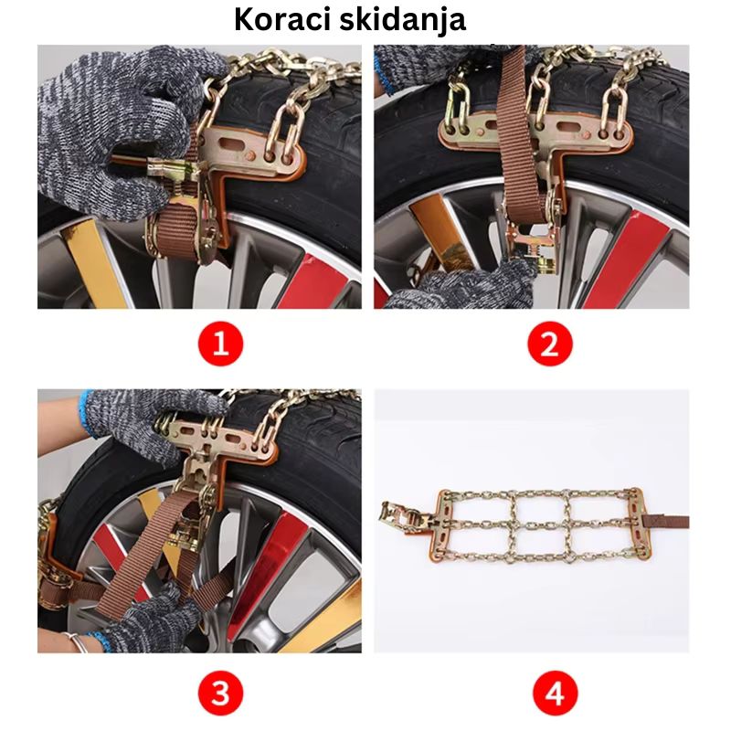 LANCI ZA SNEG 165-215mm - par za dva točka