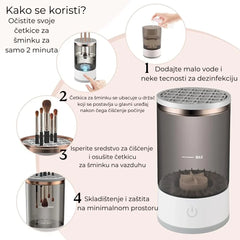 Električni aparat za čišćenje četkica