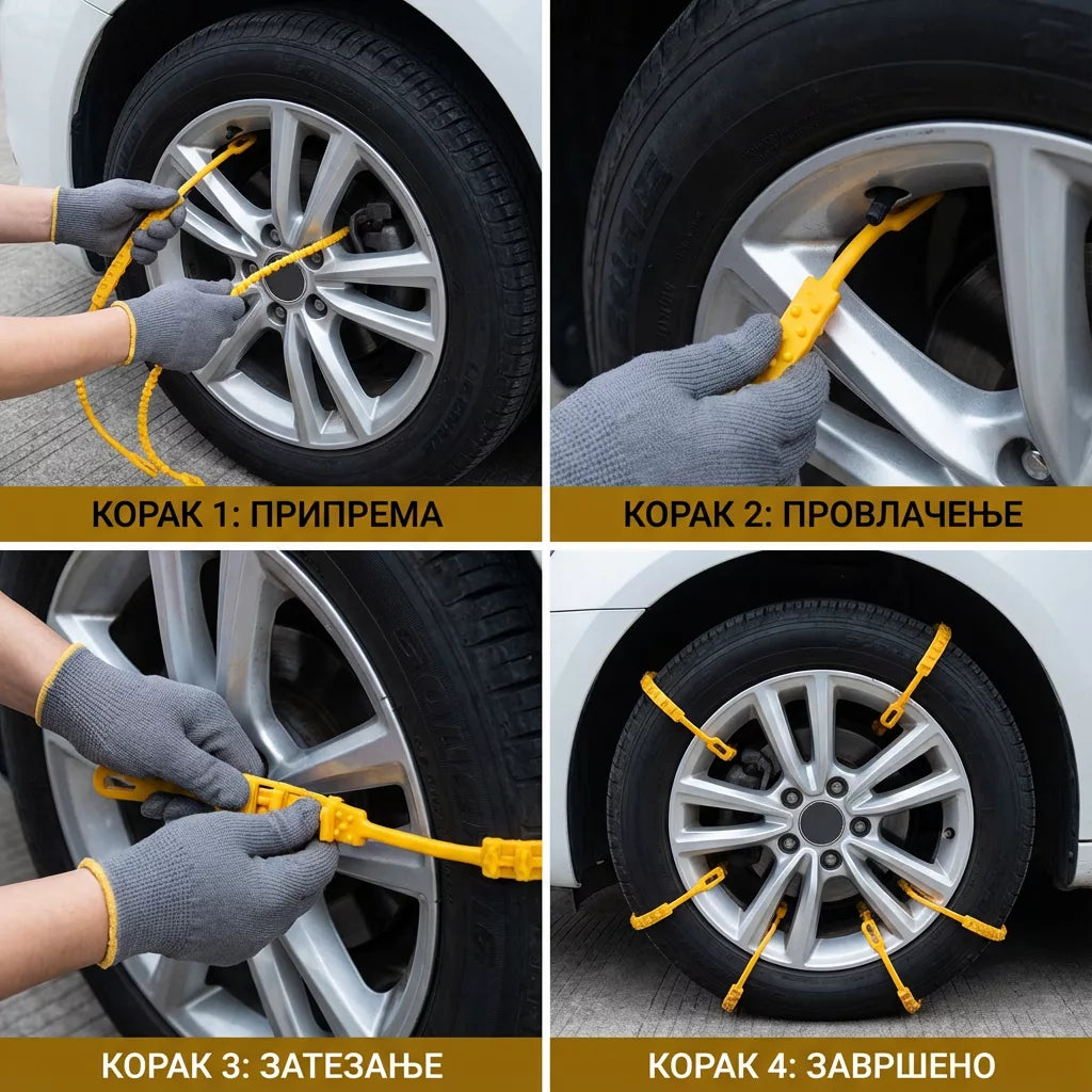 VEZICE ZA GUME ZA SNEG - 2x5kom za dva točka